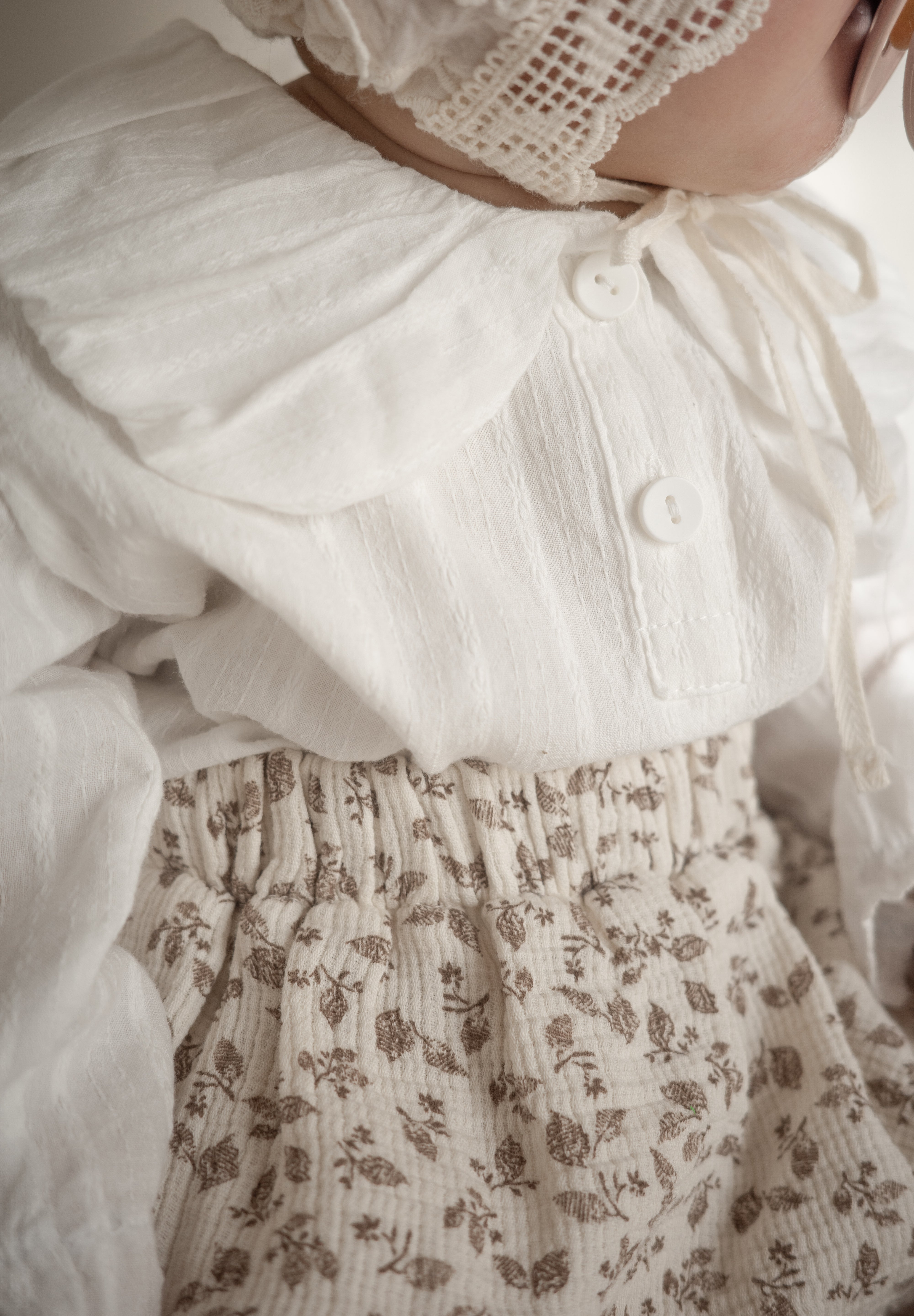 Leaf frill cancan skirt
