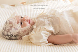 ［mkids］Chocolate lace bonnet