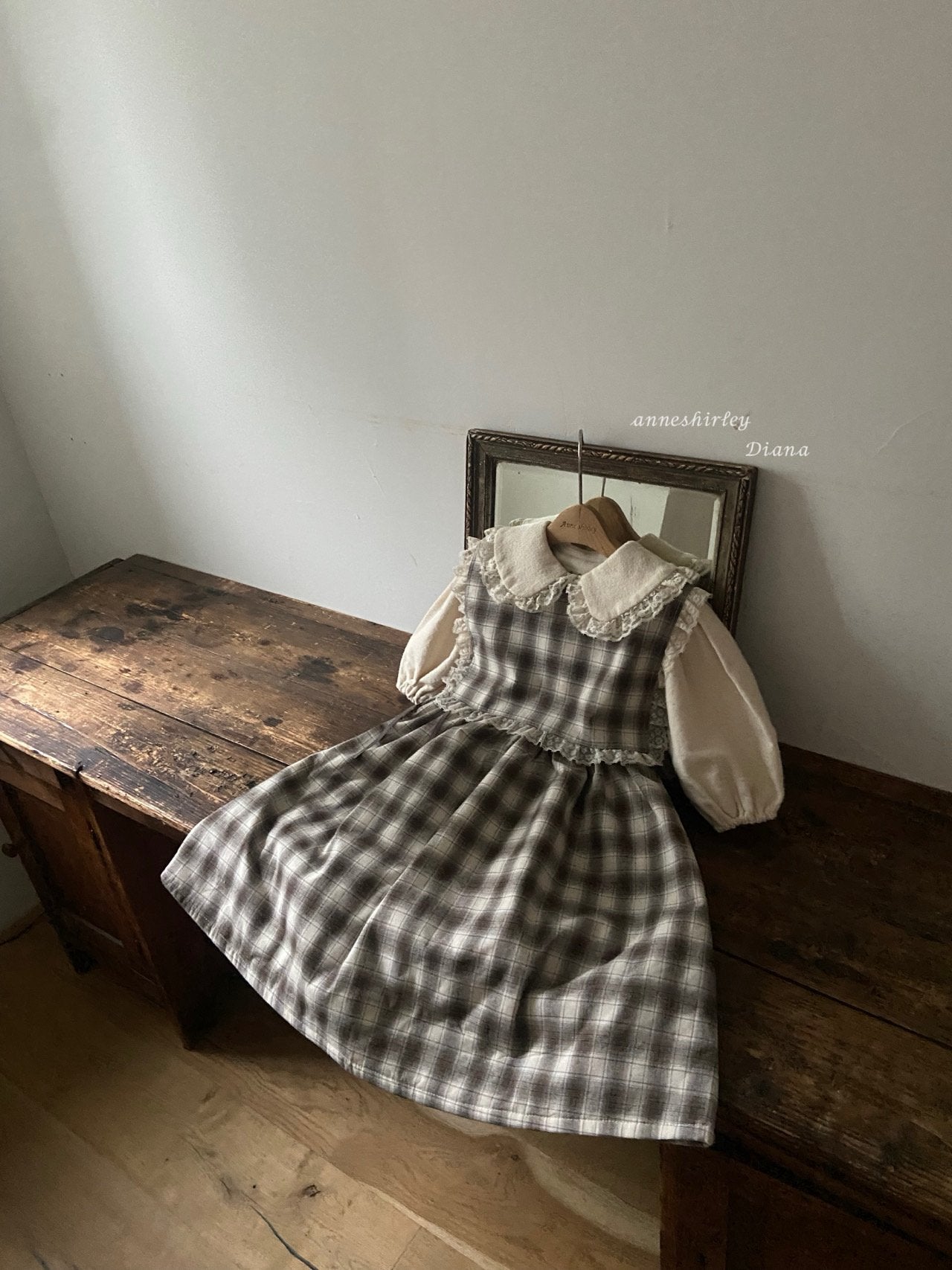 ［Anne shirley］Jaine one-piece (check)