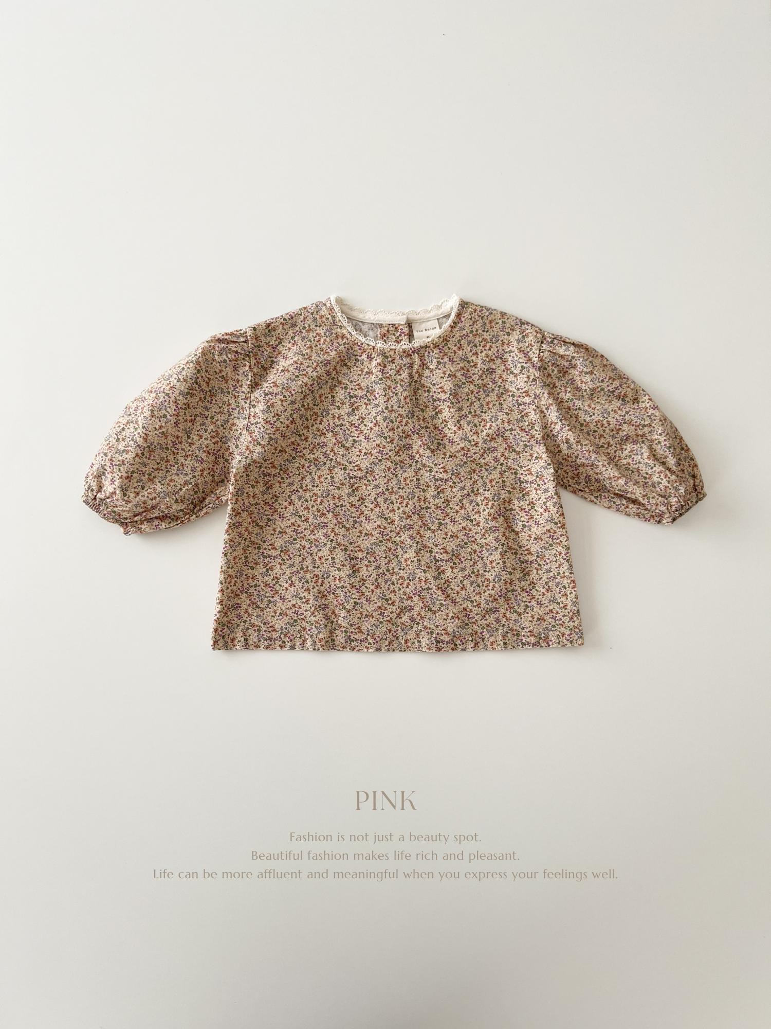 Flower lace blouse