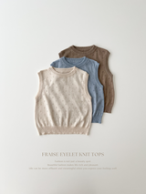 Fraise eyelet knit tops