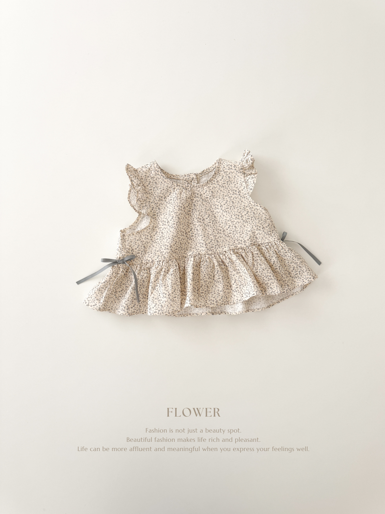 Frill ribbon vest (baby & kids)