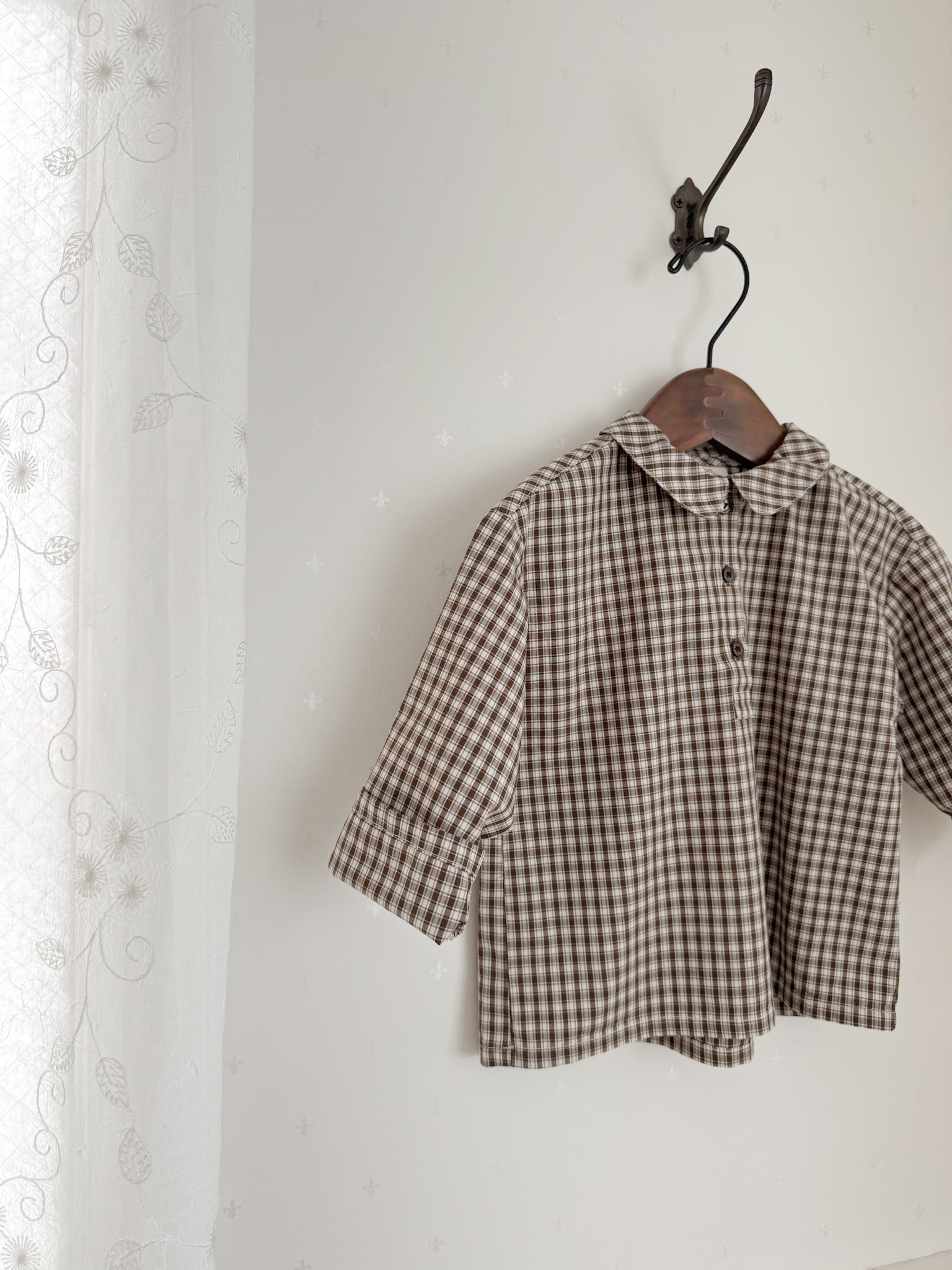 Tonny check blouse