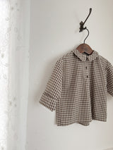 Tonny check blouse