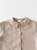 Mini check shirt