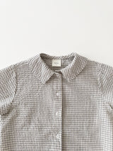 Mini check shirt