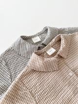 Mini check shirt