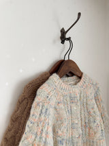 Rainbow knit cardigan