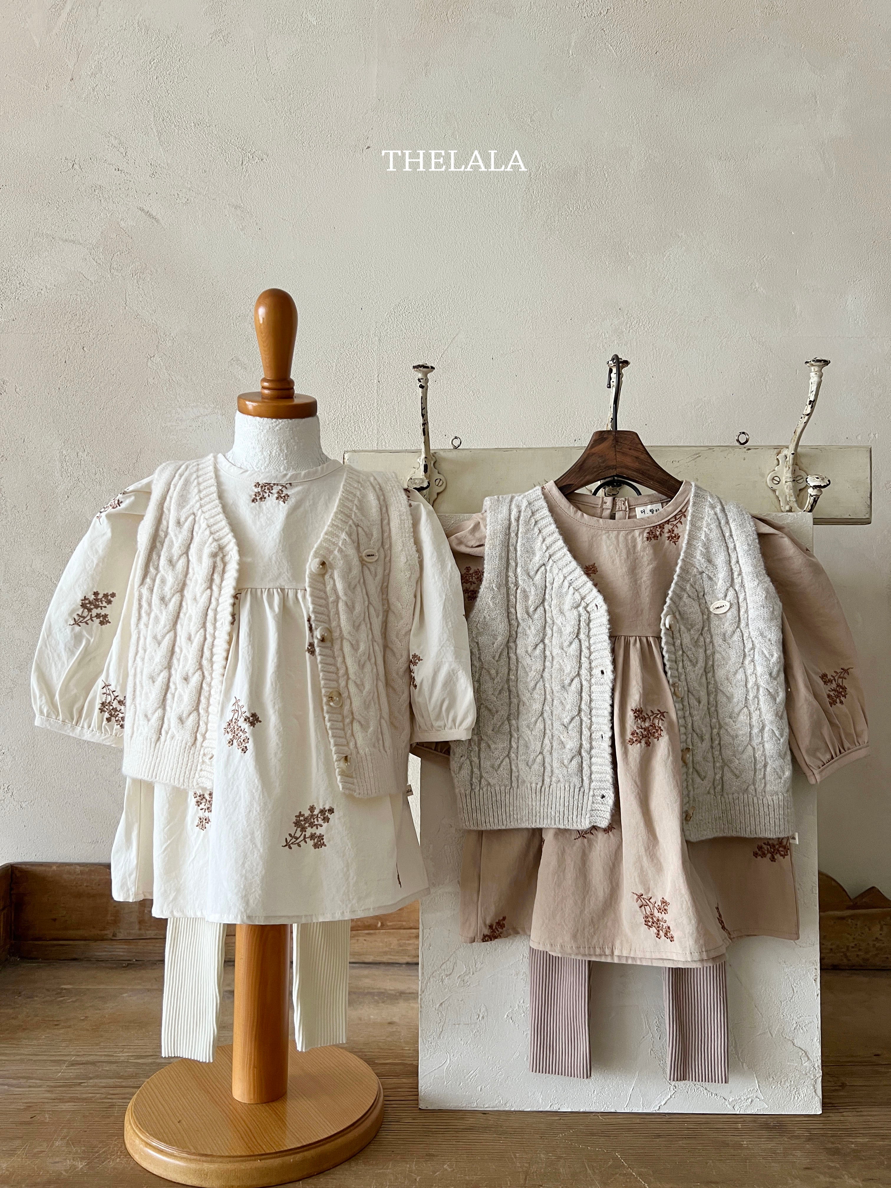 ［thelala］Rocco knit vest