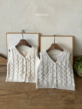 ［thelala］Rocco knit vest