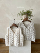 ［thelala］Rocco knit vest