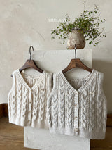 ［thelala］Rocco knit vest