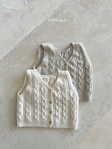 ［thelala］Rocco knit vest