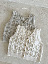 ［thelala］Rocco knit vest