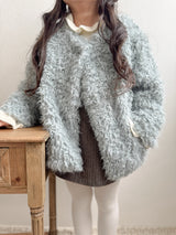 Curly fur jacket