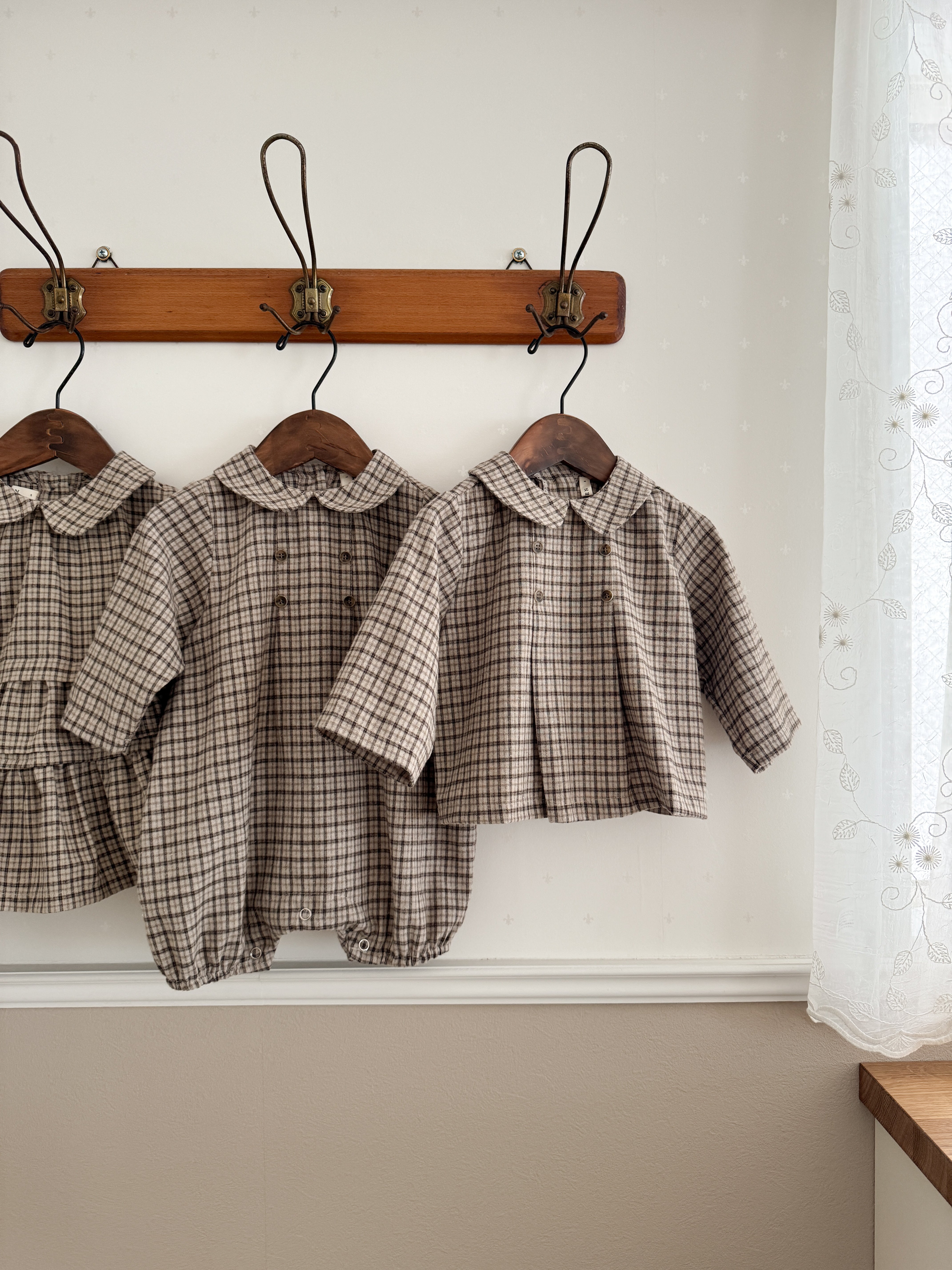 Brioche check shirt