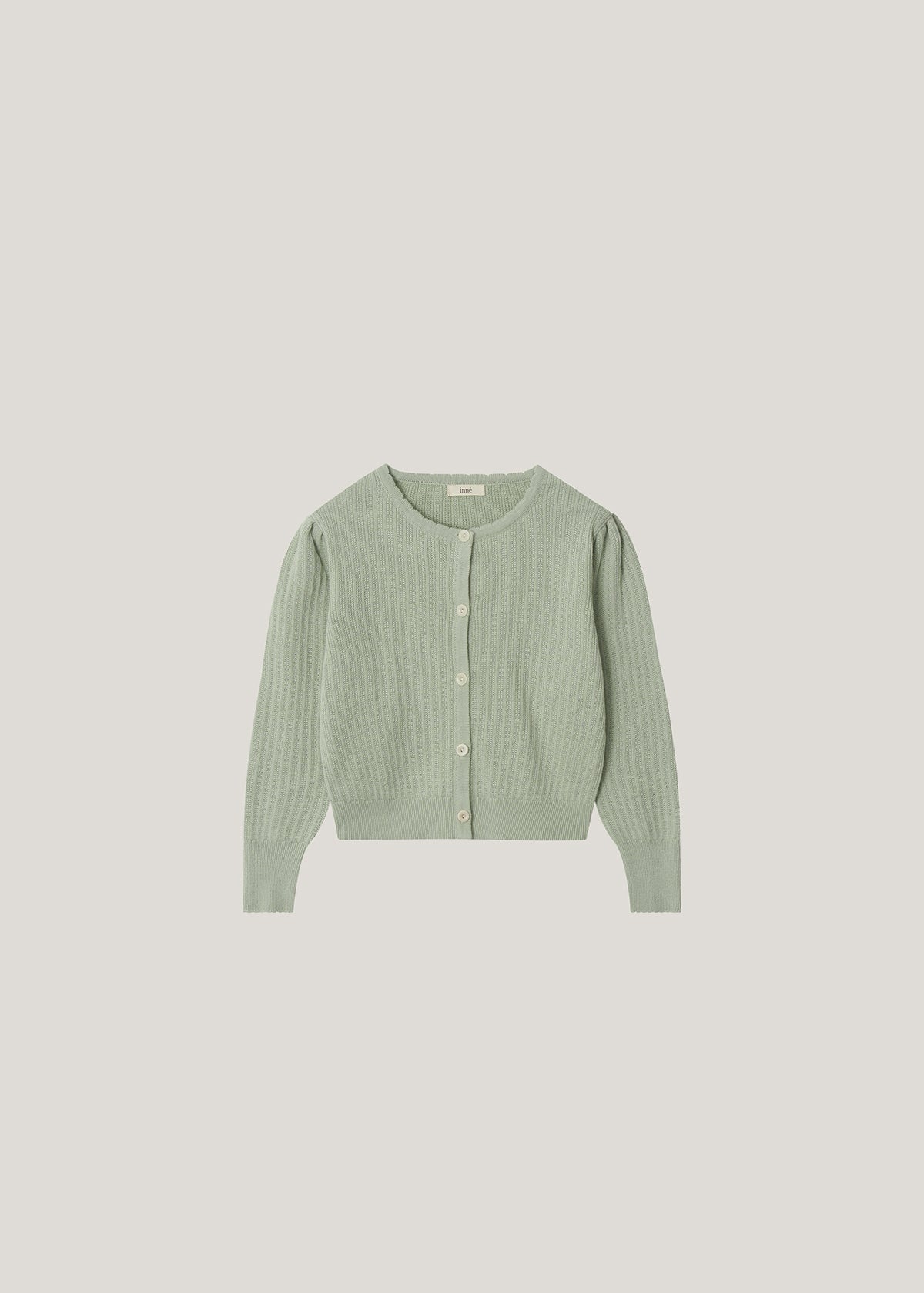 ［inné］Knit cardigan (mint)