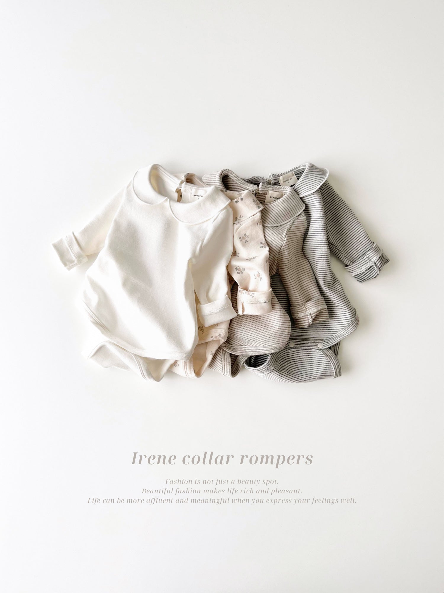 Irene collar rompers