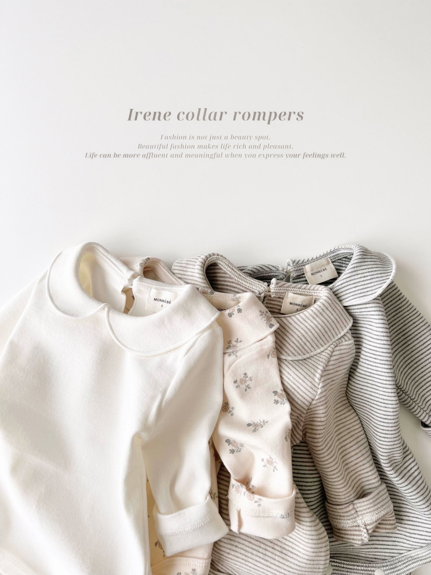 Irene collar rompers