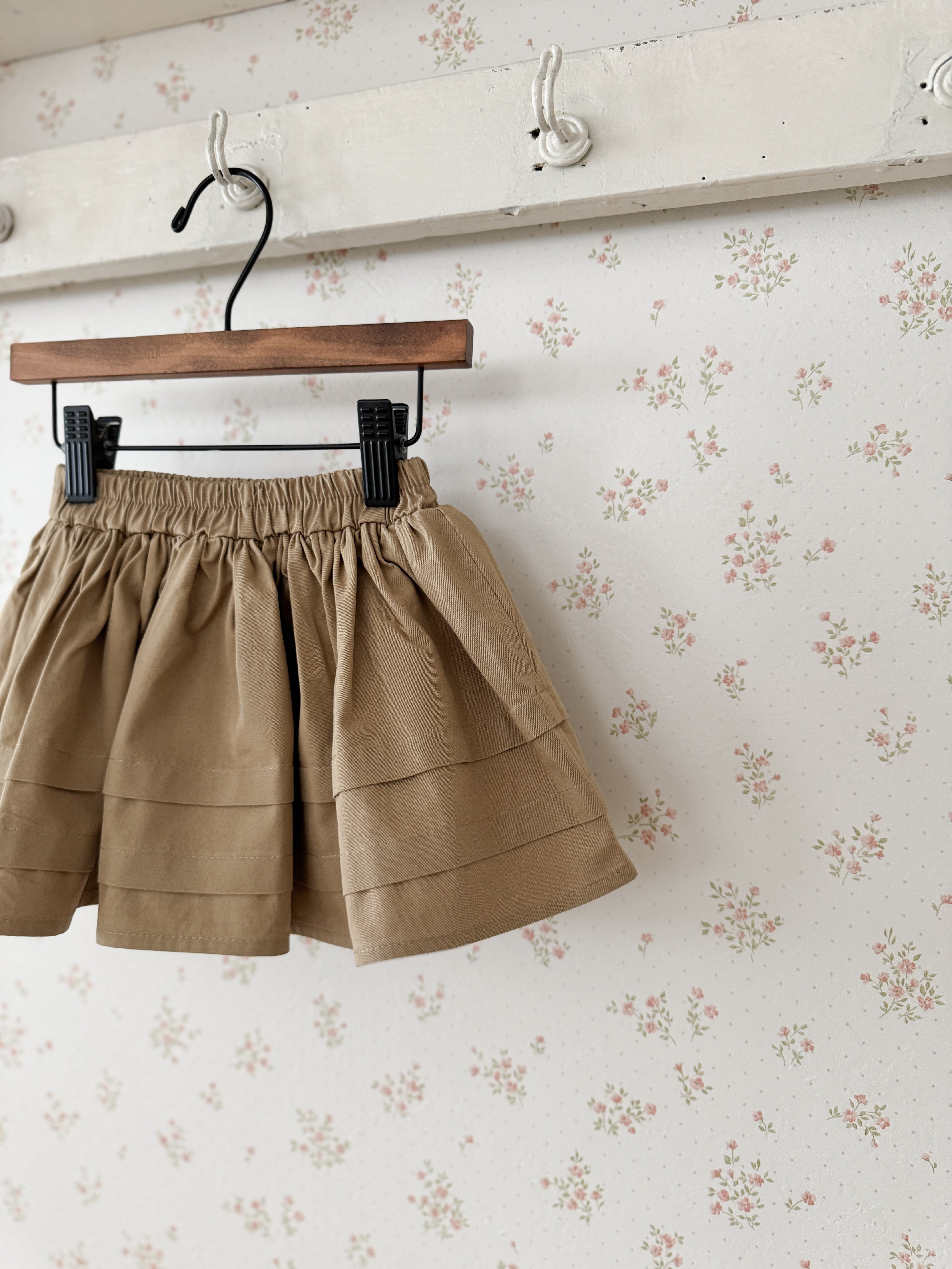 Flare culotte skirt