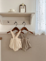 Mellow waffle suspender bloomer