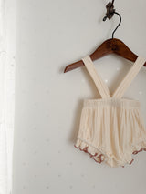 Mellow waffle suspender bloomer