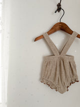 Mellow waffle suspender bloomer
