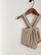 Mellow waffle suspender bloomer