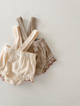 Mellow waffle suspender bloomer