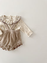 Mellow waffle suspender bloomer