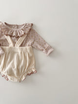 Mellow waffle suspender bloomer