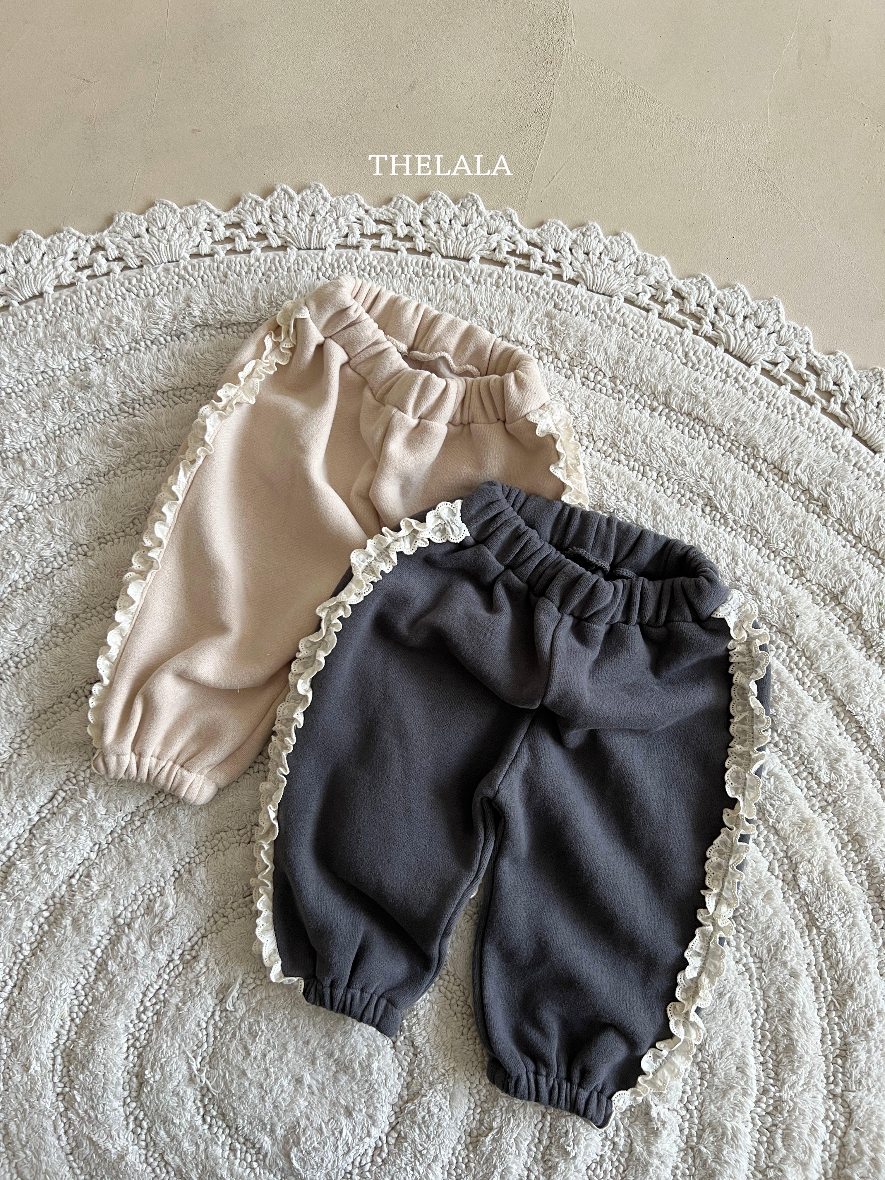 ［thelala］Lace pants