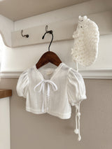 Milk bolero cardigan
