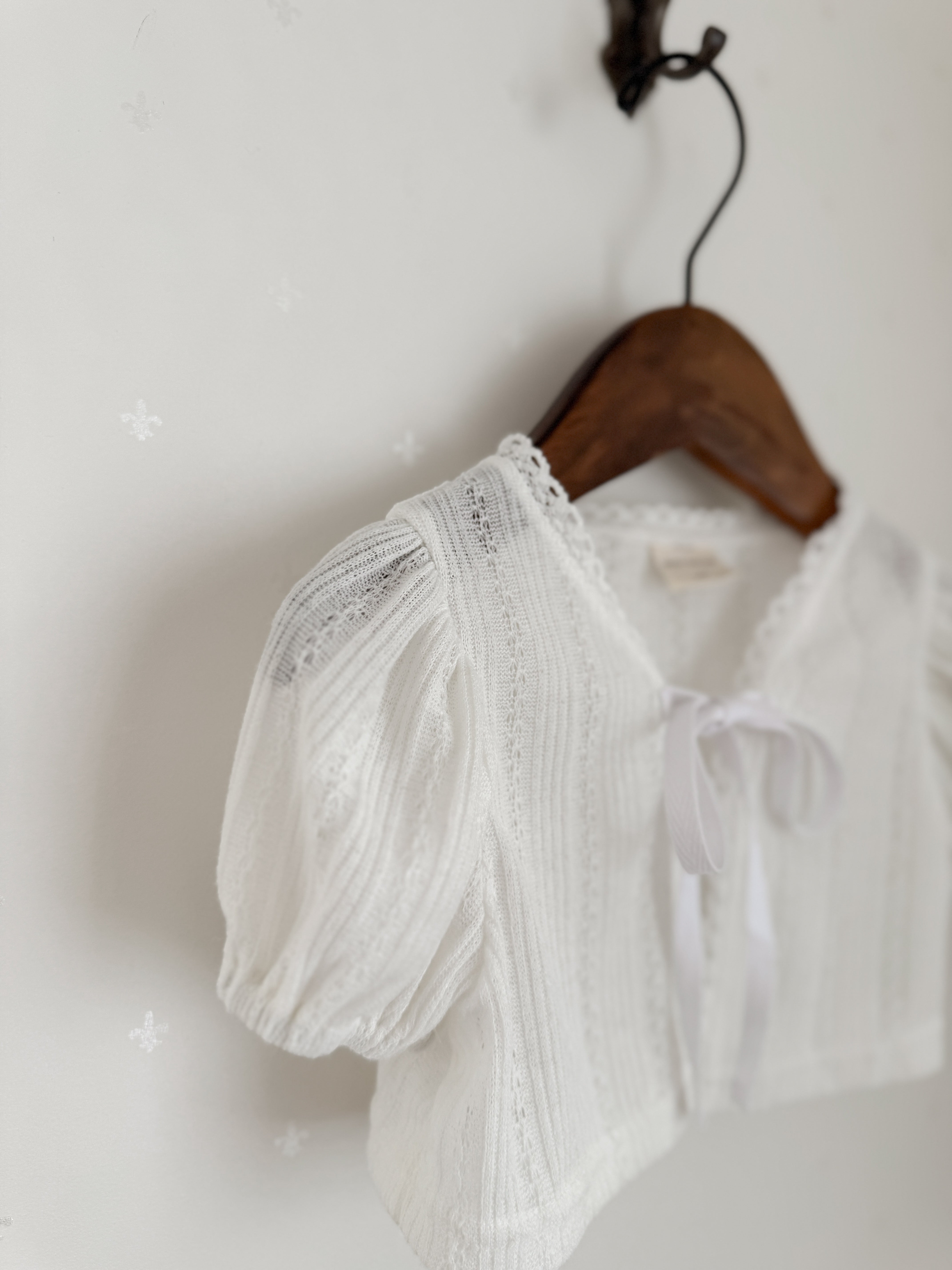 Milk bolero cardigan