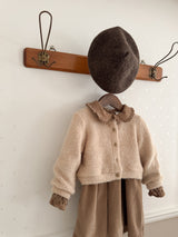 Latte corduroy one-piece