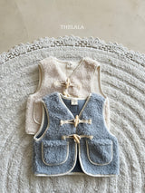 ［thelala］Boa toggle vest