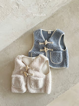 ［thelala］Boa toggle vest