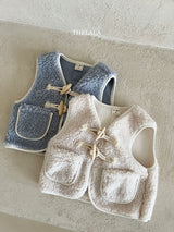 ［thelala］Boa toggle vest