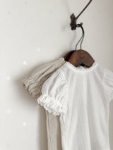 Eyelet puff sleeve tops