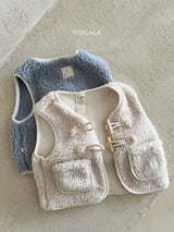 ［thelala］Boa toggle vest