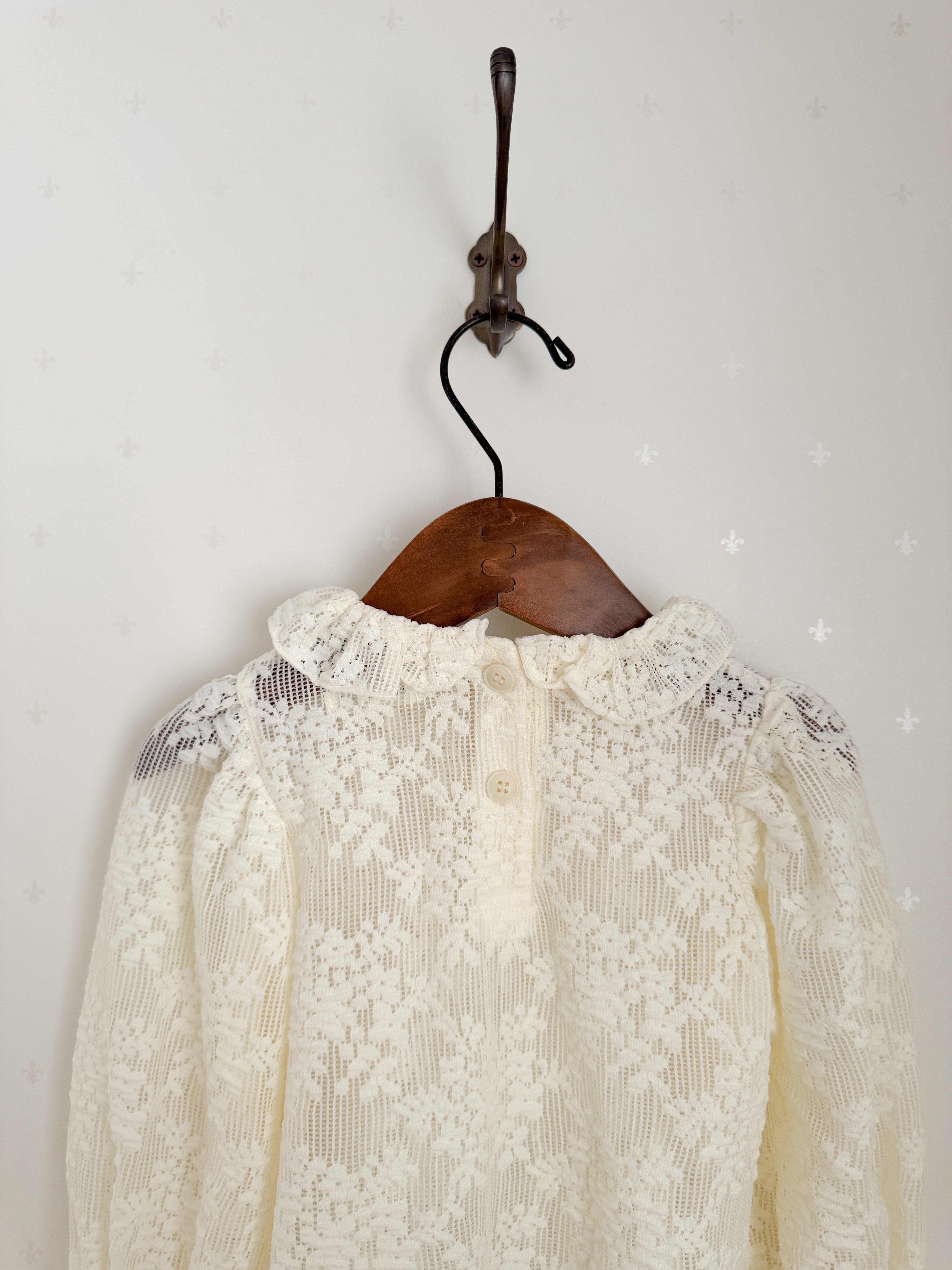 Lauran frill blouse (lace)