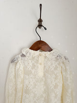 Lauran frill blouse (lace)