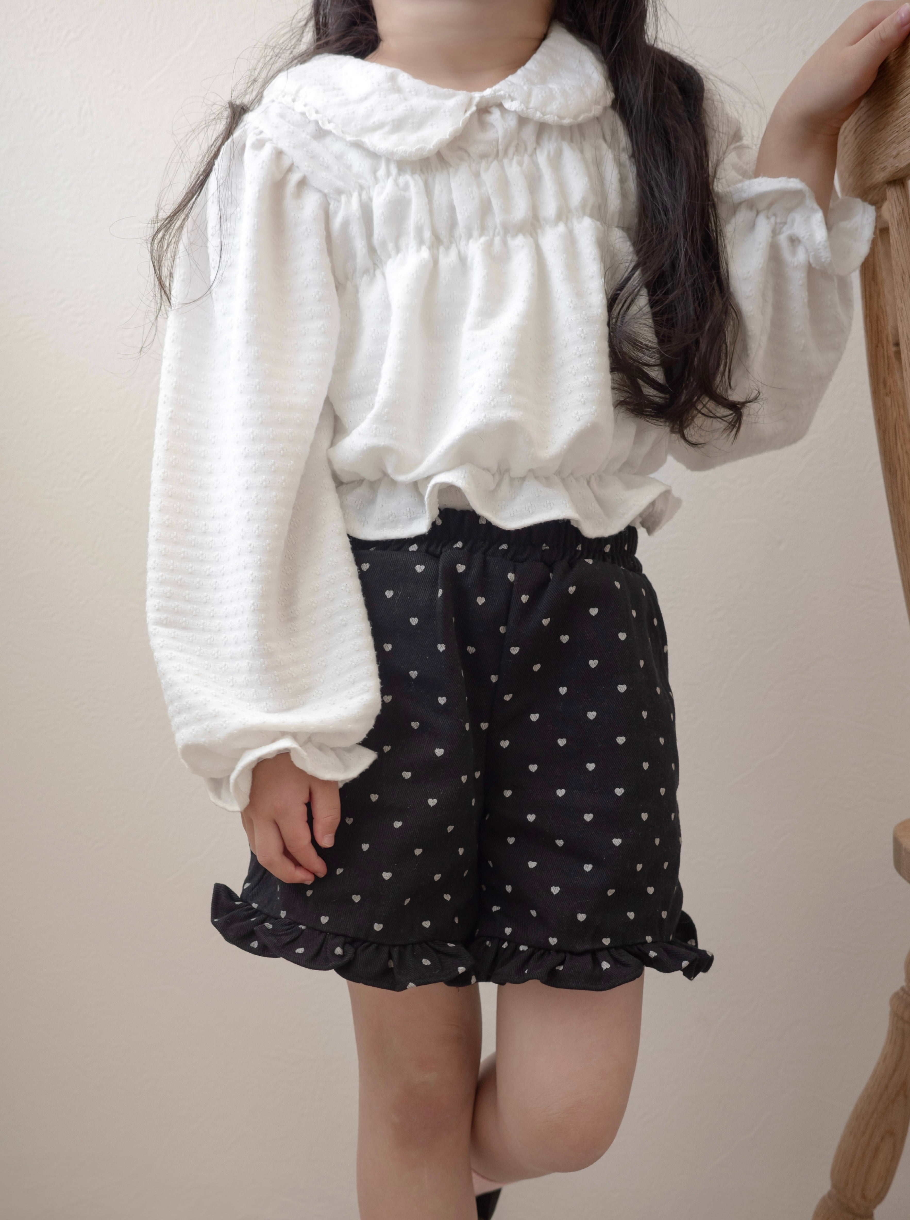 Frill short pants