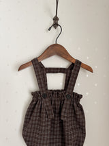 Naive check suspender bloomer