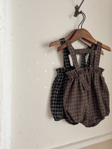 Naive check suspender bloomer