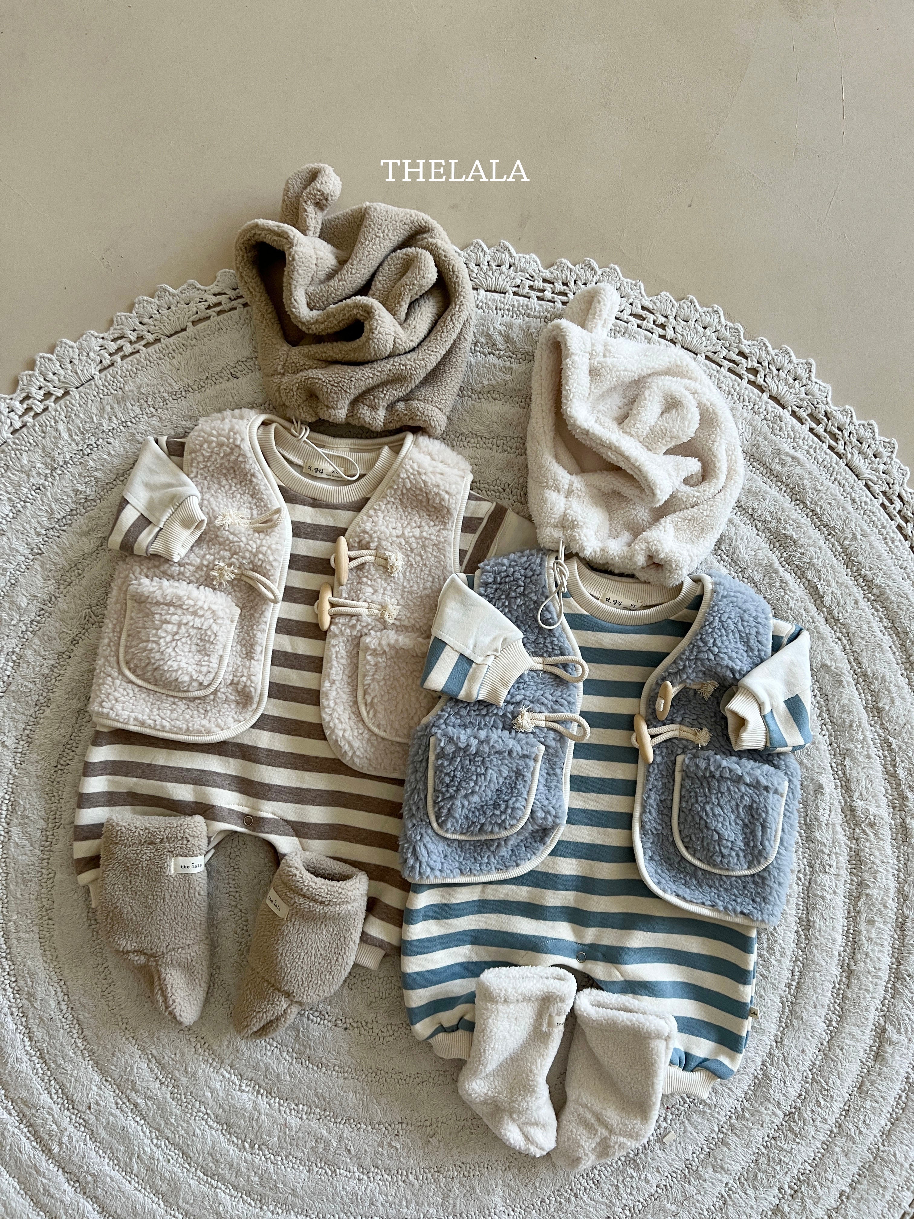 ［thelala］Boa toggle vest
