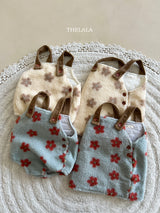 ［thelala］Boa flower one-piece