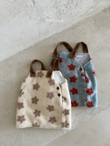 ［thelala］Boa flower one-piece