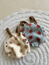 ［thelala］Boa flower rompers