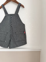 Ellis stripe short overalls